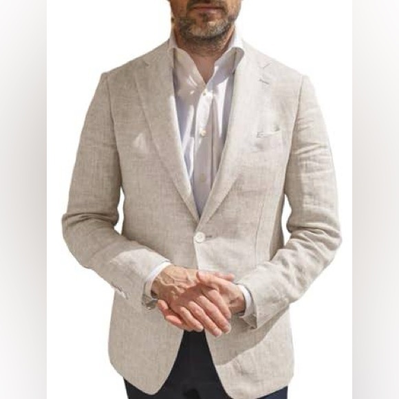 Levent Serez Other - NWOT Levent Serez 💯% Linen Sports Coat / Blazer / Jacket | Size 48